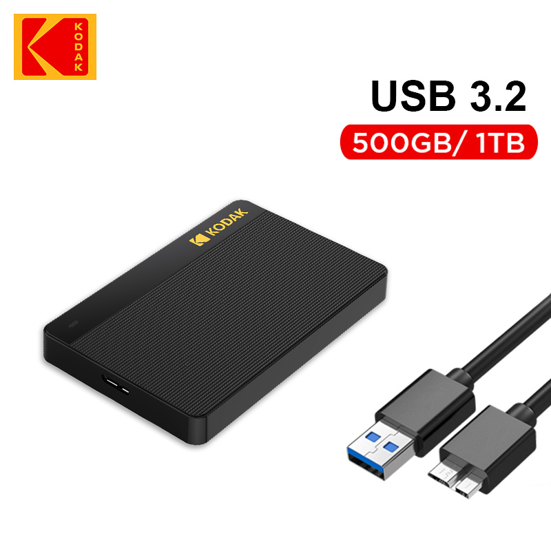 Ssd 500Gb - Kodak Tragbare Externe Festplatte P160 500GB