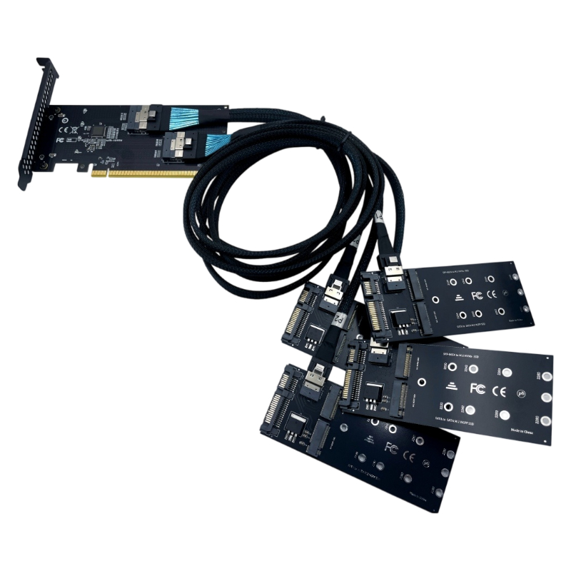Memory Card Ssd - NEUE PCIe X16 SFF-8654 SlimSAS zu