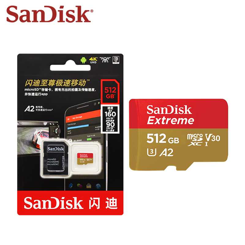 Memory Card Ssd - Sandisk extreme v30 a2 microsdxc speicher