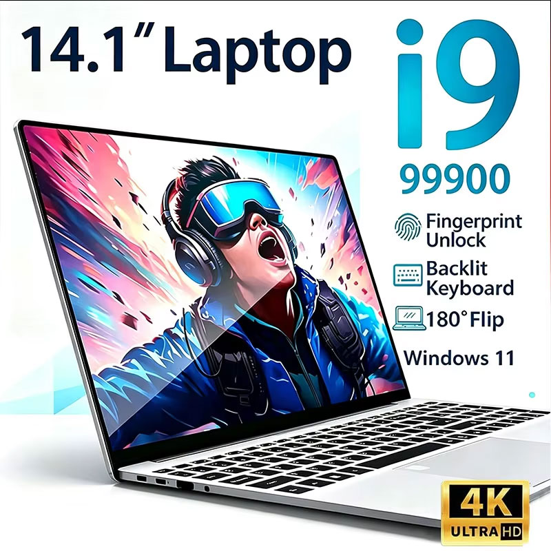 Ssd 1Tb - 14,1' Intel Core i9-9900 Windows 11