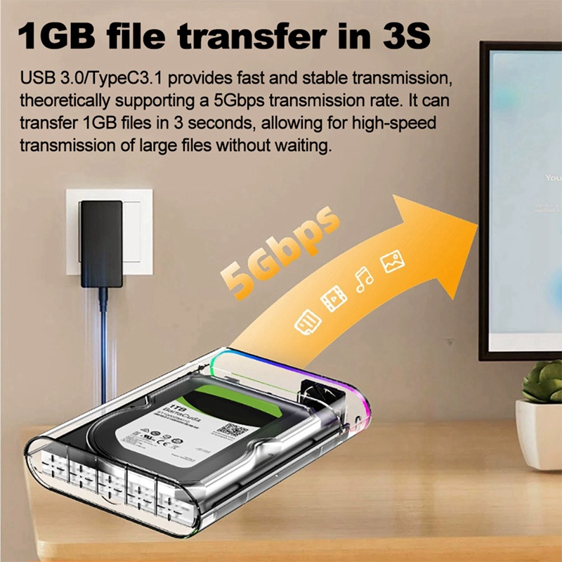 3,5-Zoll-HDD/SSD-Gehäuse, tran – External Ssd Bewertung und Preis