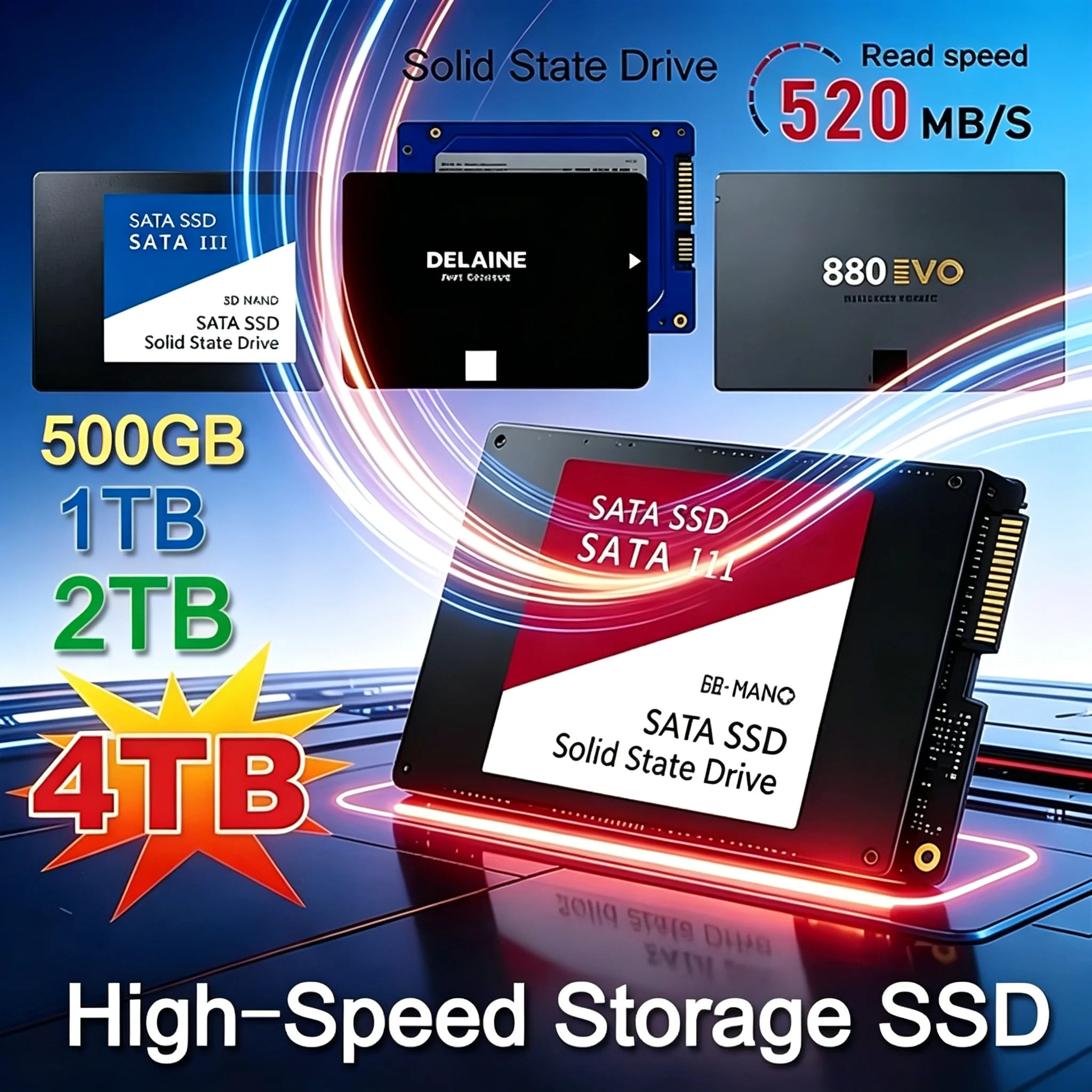 Hochgeschwindigkeits-500G 1TB  – Ssd 500Gb Bewertung und Preis