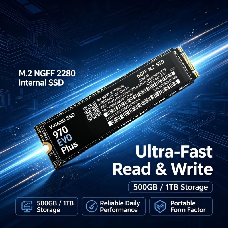 970 EVO plus M.2 NGFF SSD 7200 – Samsung Ssd Bewertung und Preis